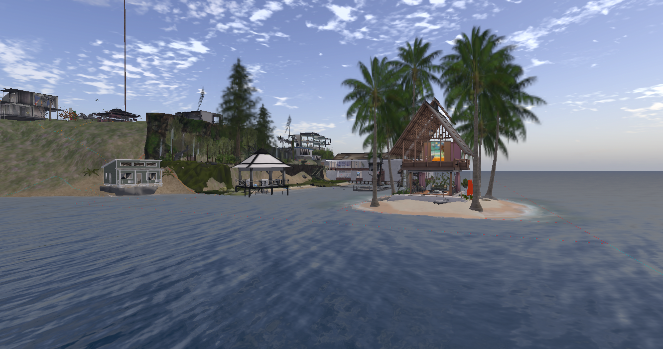 Second Life waterfront mainland property