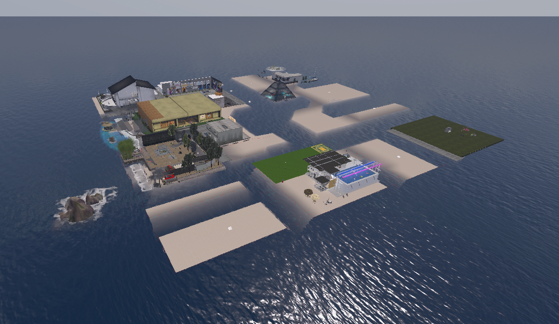 Second Life private region rental landscape